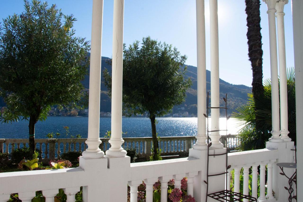 Residence Ville Lago Lugano Porto Ceresio Eksteriør billede